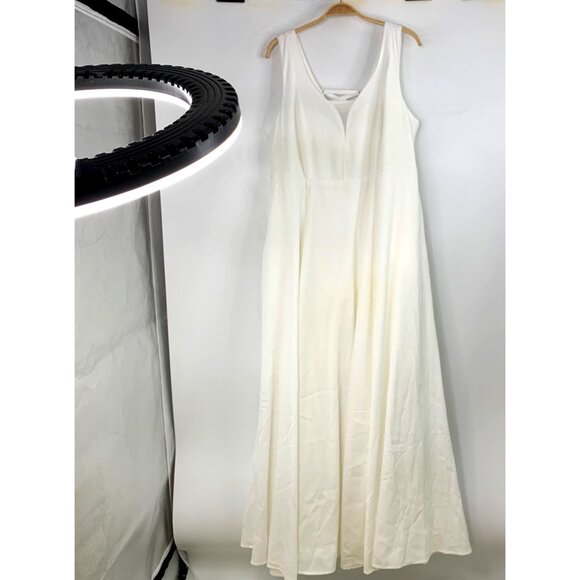 Torrid Ivory Jacquard Sweetheart Wedding Bride Gown Size 18 RZ10402 New Corset - Picture 6 of 16